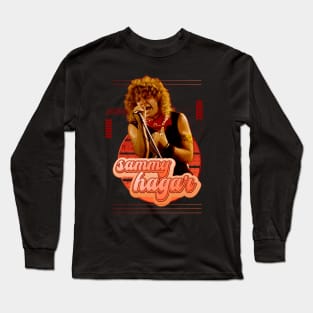 Sammy hagar \\ Hard Rock Vintage Long Sleeve T-Shirt